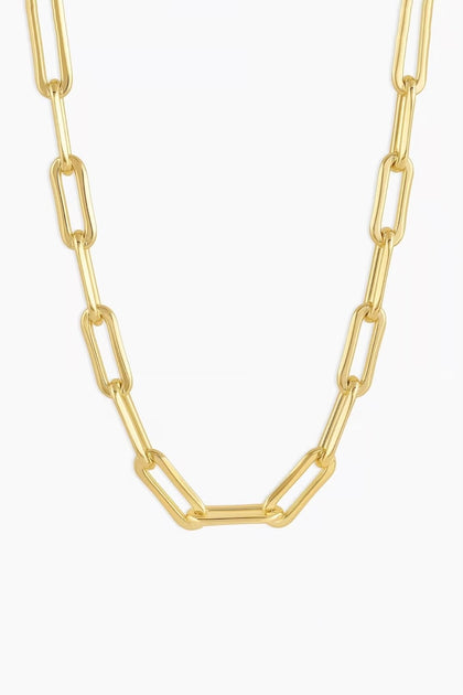 Mignonne Gavigan Paper Clip Chain Necklace - Gold