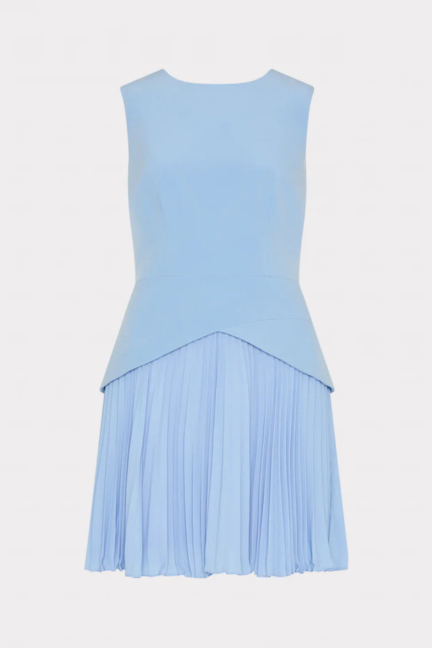 HADDY PLEATED MINI DRESS