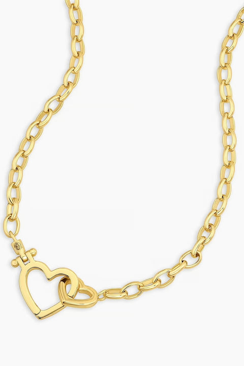 PARKER HEART MINI NECKLACE- GOLD