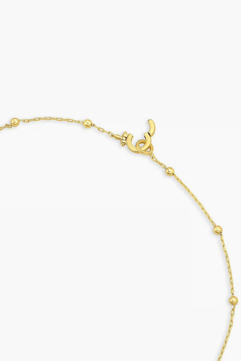 NEWPORT CHAIN NECKLACE- GLD