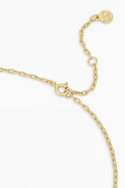 HEART PADLOCK INTERLOCKING NECKLACE- GLD