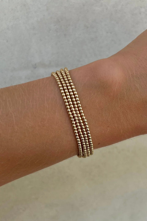 2MM SIG BRACELET- GOLD/7