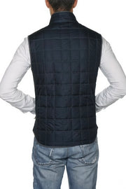 BASIC QUILTED VEST NVY