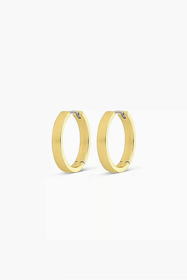 ROSE HOOPS- GOLD