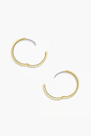 ROSE HOOPS- GOLD