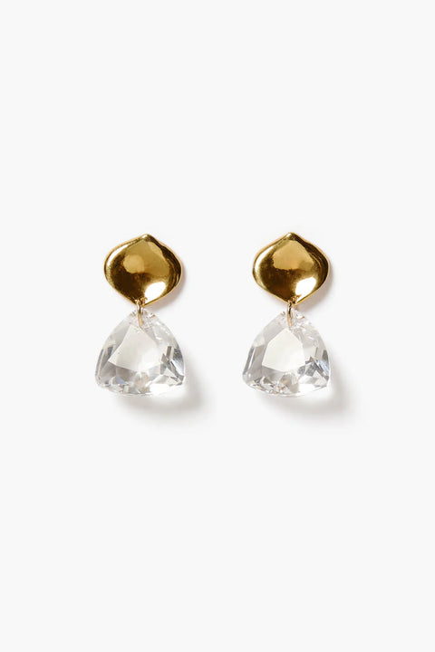 CRYSTAL TRILLIANT DROP EARRINGS (EG-5883)