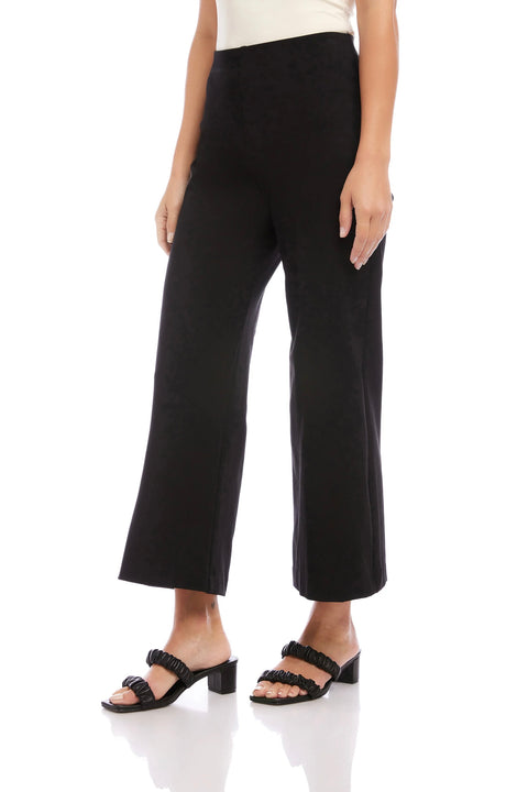 WIDE LEG CROPPED PANT