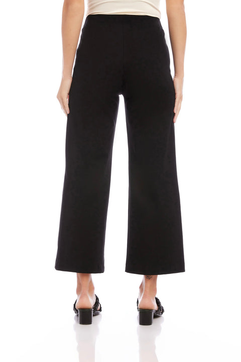 WIDE LEG CROPPED PANT