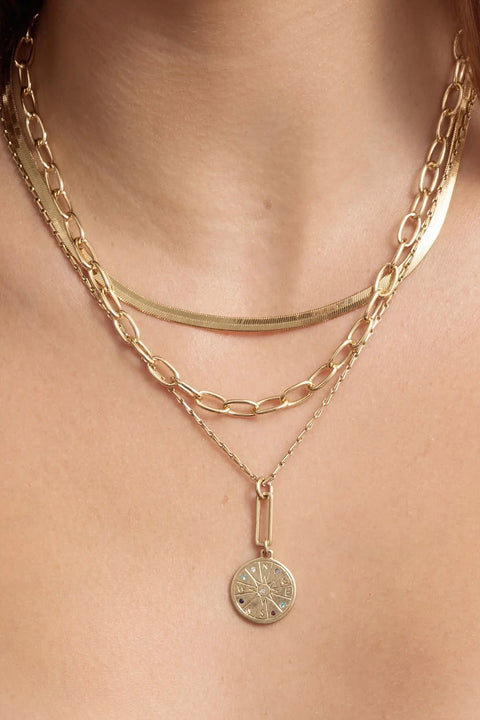 SEEKER NECKLACE- GOLD