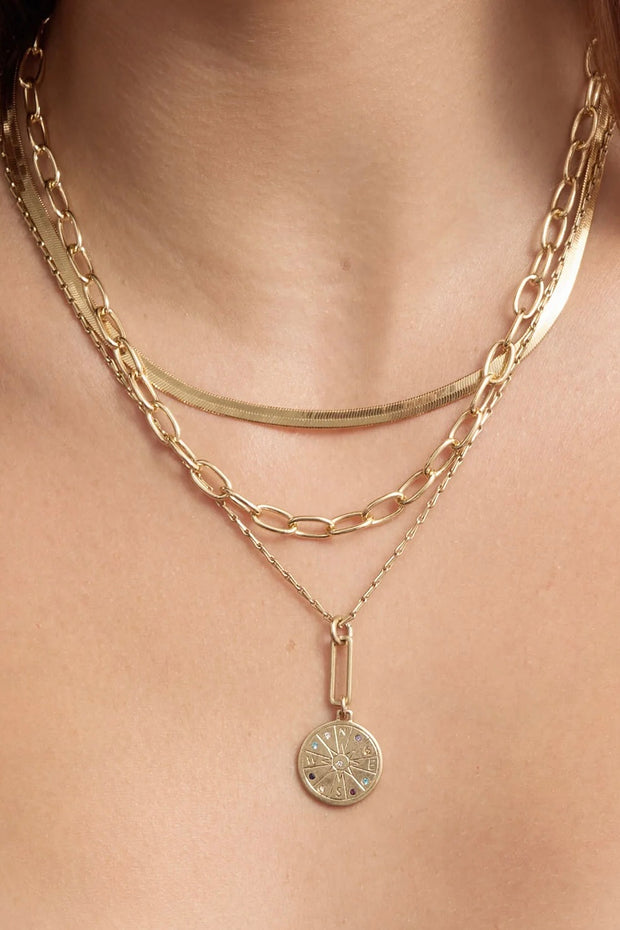 SEEKER NECKLACE- GOLD