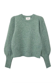 LIA SHIRRED SLV SWEATER