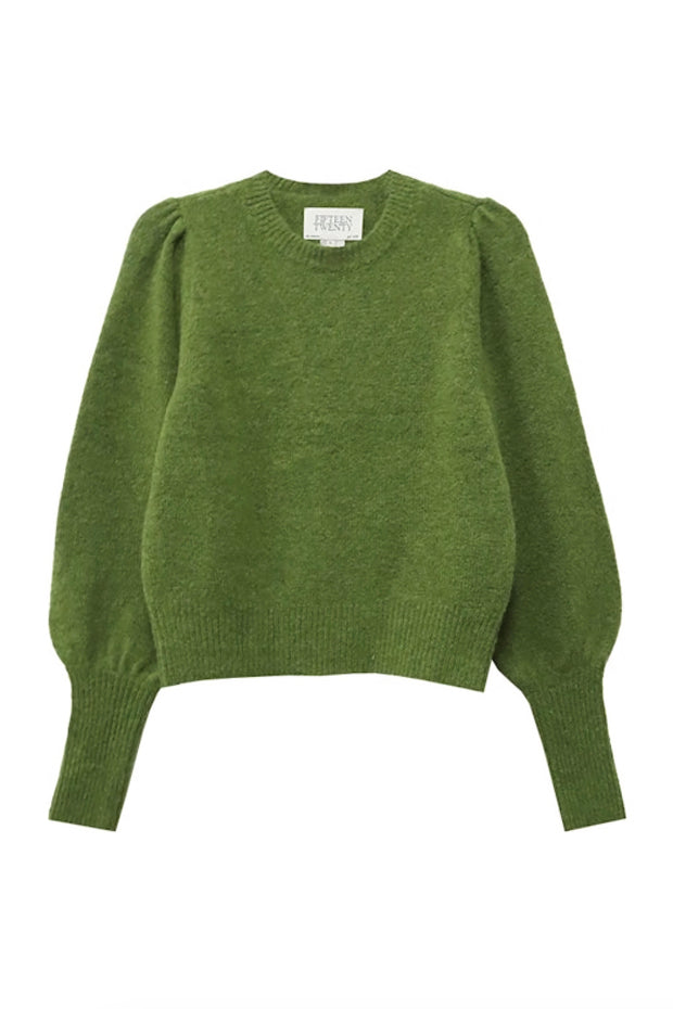 LIA SHIRRED SLV SWEATER