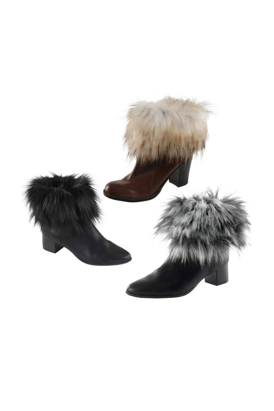 Faux fur boot toppers best sale