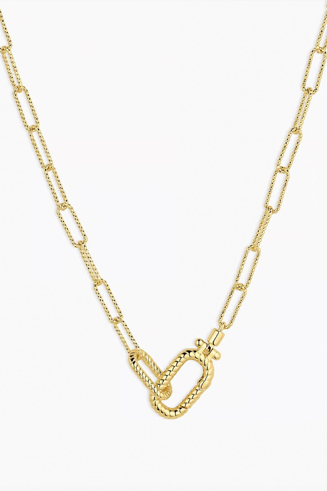 CREW LINK NECKLACE- GOLD