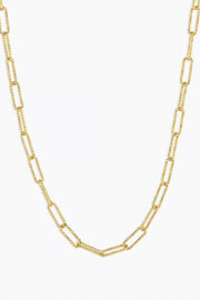 CREW LINK NECKLACE- GOLD