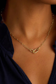 CREW LINK NECKLACE- GOLD