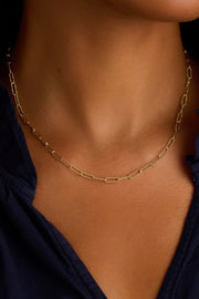 CREW LINK NECKLACE- GOLD