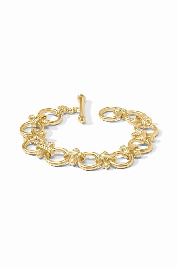 BAMBOO LINK BRACELET- GLD