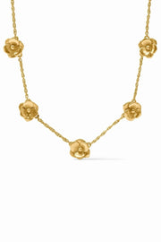 BLOOM DELICATE STATION NECKLACE- GLD