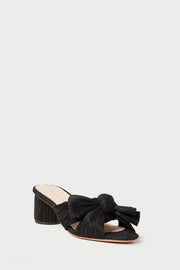 EMILIA PLEATED BOW HEEL