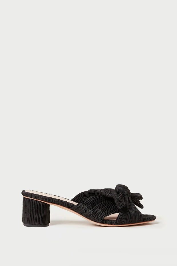 EMILIA PLEATED BOW HEEL