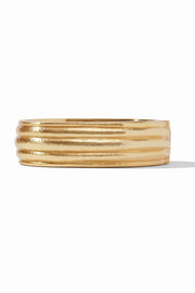 HAVANA STATEMENT HINGE BANGLE- GLD