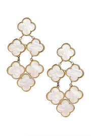 CAMILLA MOP CLOVER EARRINGS