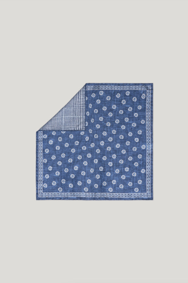 PASCAL POCKET SQUARE OS BLUE