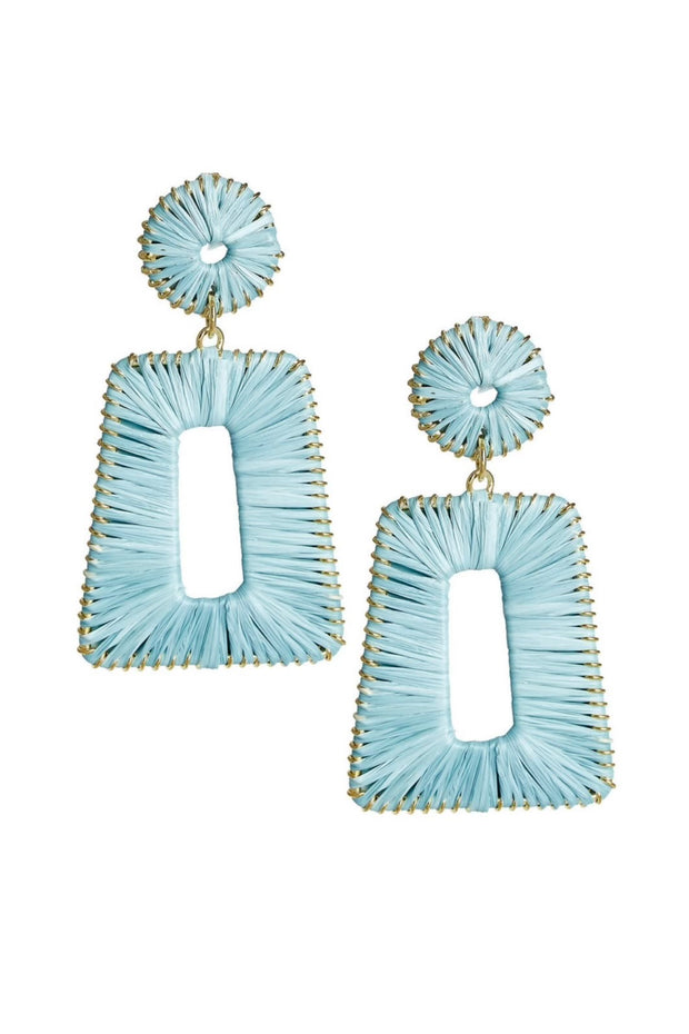 JORDAN RAFFIA EARRINGS