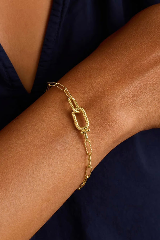 CREW LINK BRACELET- GOLD