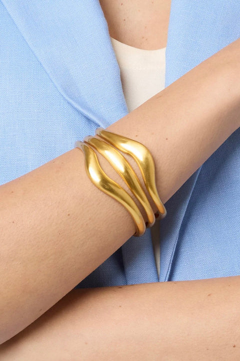 WAVE CUFF- GLD