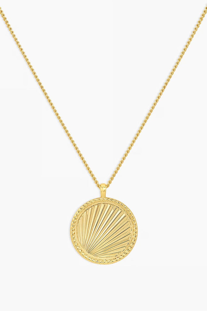 Gorjana Women’s Reed Necklace, 18K Gold Plated, Statement Link Chain