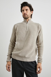 STARK 1/4 ZIP  SWEATER OAT