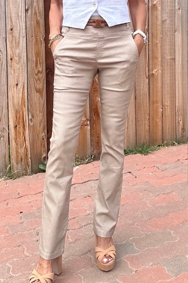 LIAT PANT- TAUPE DIAMOND