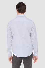 STUCTURED TWILL SLIM FIT CUTAWAY COLLAR (1187-F68V)