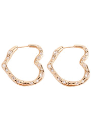 EROS HOOPS- GLD/CLEAR