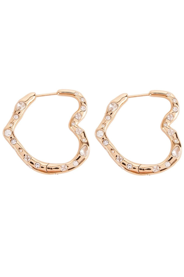 EROS HOOPS- GLD/CLEAR