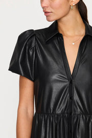 HAVANA VEGAN LEATHER DRESS