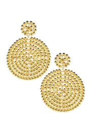 DISK EARRINGS- GOLD