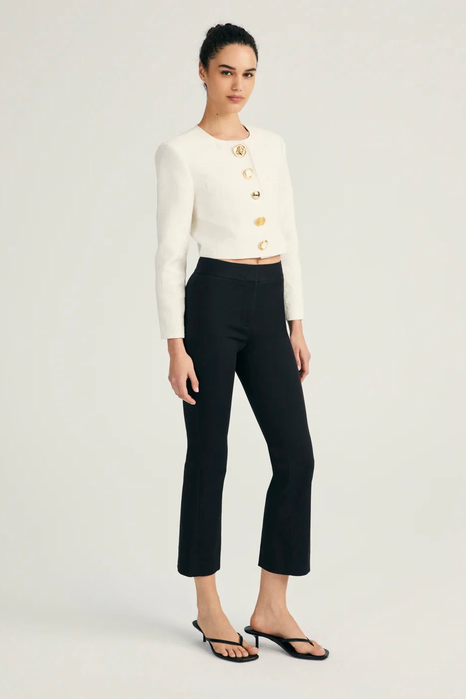 CROSBY CROP FLARE TROUSER