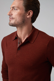 LOGAN L/S 3 BUTTON POLO SP