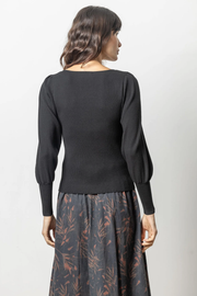 FULL SLV SQUARE NECK SWEATER (PA2669)