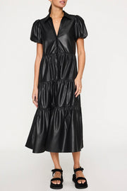 HAVANA VEGAN LEATHER DRESS