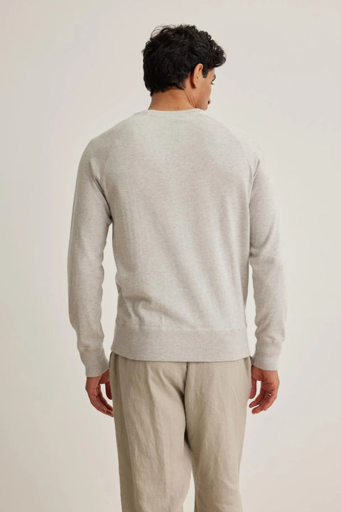 LS CREWNECK SWEATER GRY