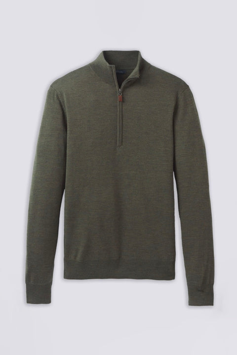 EXTRA FINE MERINO 1/4 ZIP