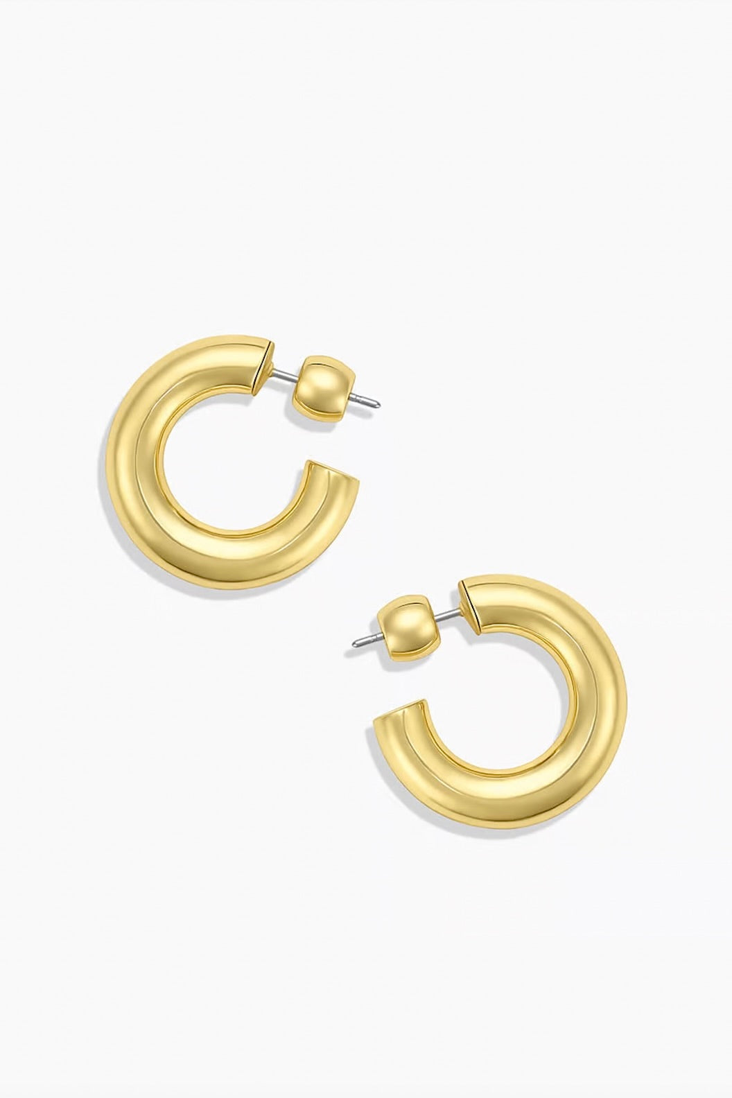 LOU STATEMENT SMALL HOOPS- GLD