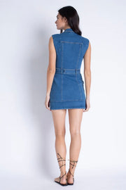 SELENA DENIM MINI DRESS