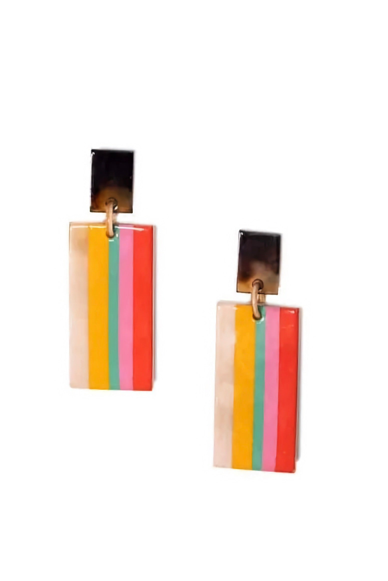 PARADISE STRIPED CABANA EARRINGS