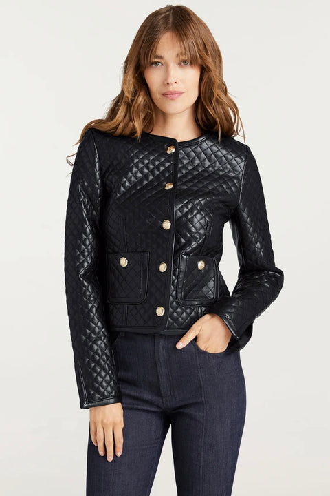 VEGAN LEATHER BROOKE JACKET