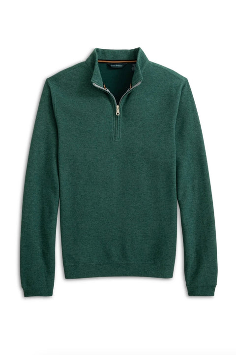 STRETCH HEATHER FLEECE PULLOVER